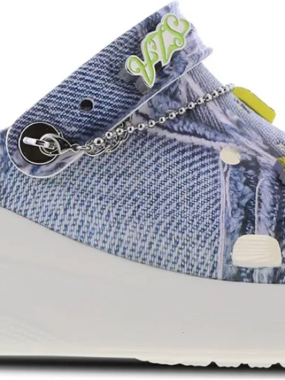 CROCS SZA x Crocs Classic Crush Clogs Denim Womens Size 10 - Picture 3 of 5